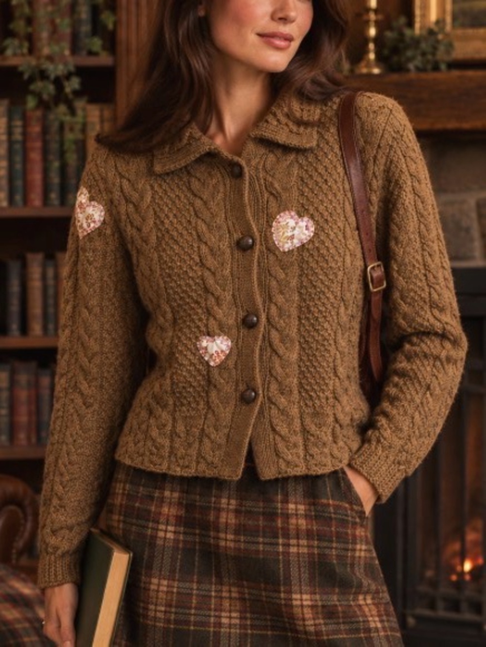 Vintage Peregrine Cardigan with Patchwork